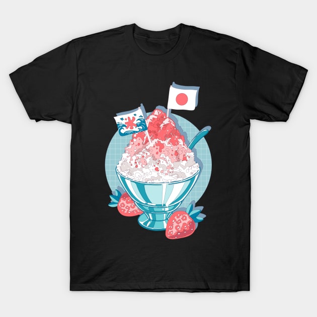 The japanese shaved ice with some strawberry jam T-Shirt by AnGo